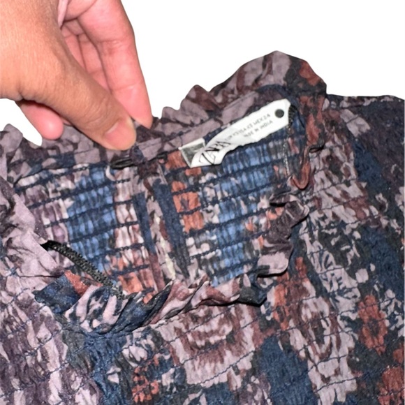 Zara Multicolor Ruffled Blouse - Picture 4 of 5